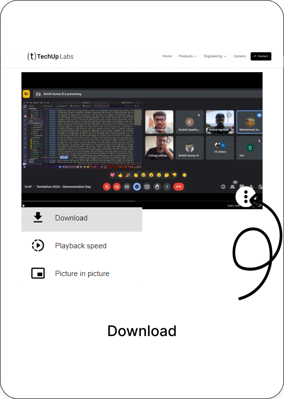 Third screenshot showing the GIF will appear in a new tab, you can download it.